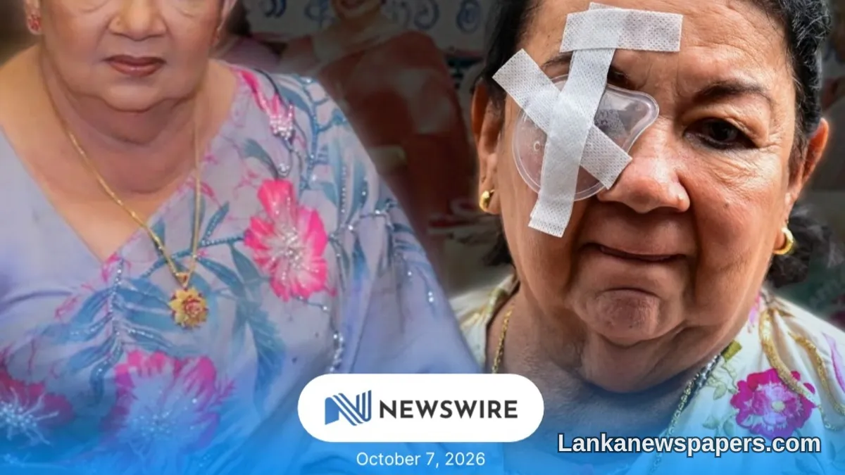 Court Hears Details of Shiranthi Rajapaksa's Health Issues, Judge Orders Hospital Visit for Eye Treatment