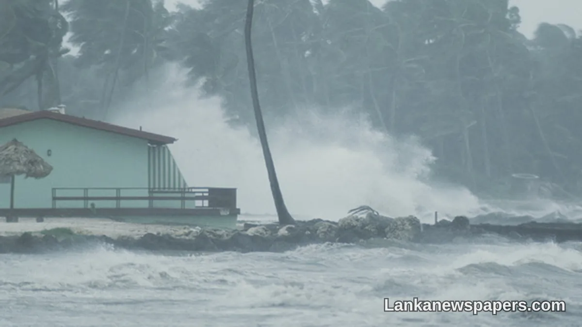 Coastal Warning: Strong Winds and Rough Seas Alert Issued for Several Sri Lankan Sea Areas