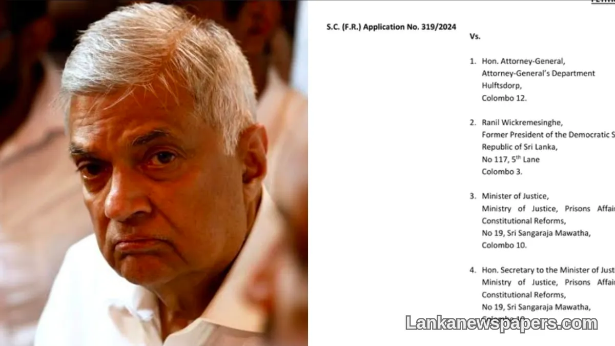 Supreme Court Voids Ranil's Presidential Pardon, Rules Fundamental Rights Were Violated
