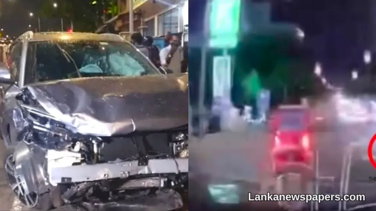 Dashcam Video Surfaces From Car Linked to Deadly Mattakkuliya Crash That Claimed Three Lives