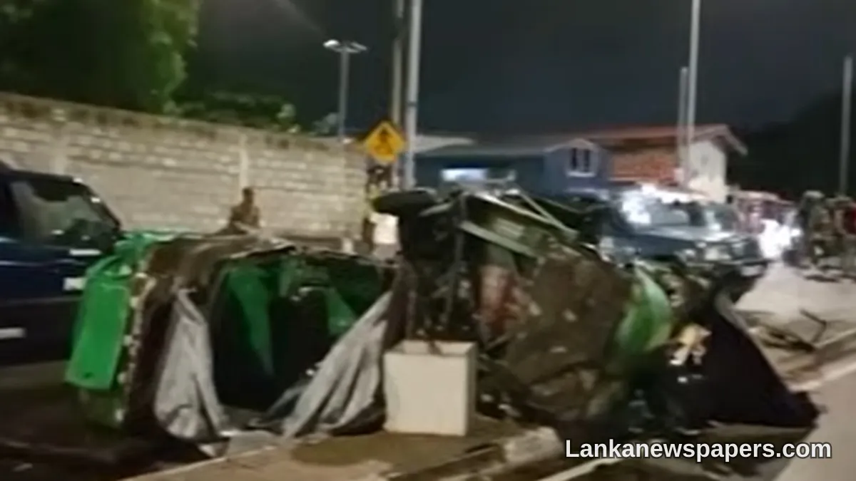 Colombo Court Remands Driver Behind Deadly Mattakkuliya Crash That Killed Three