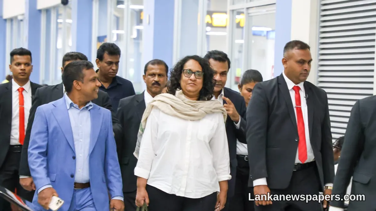 අග්‍රාමාත්‍ය හරිණී අමරසූරිය මහත්මිය ගෝලීය ආහාර පද්ධති සමුළුව සඳහා භූතානයට පිටත් වෙයි