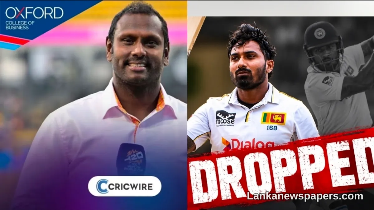 මැතිව්ස් තේරීම්කාර මණ්ඩලයට දැඩි ලෙස පහර දෙයි — ලහිරු උදාරා බැහැර කිරීම විශ්වාස සංකටයක් ඇති කරන බවට අනතුරු අඟවයි