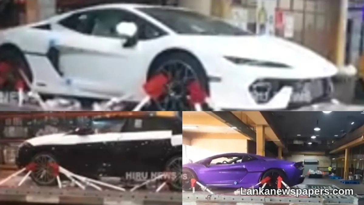 Fourteen Lamborghinis Transit Through Sri Lanka Amid Strait of Hormuz Tensions