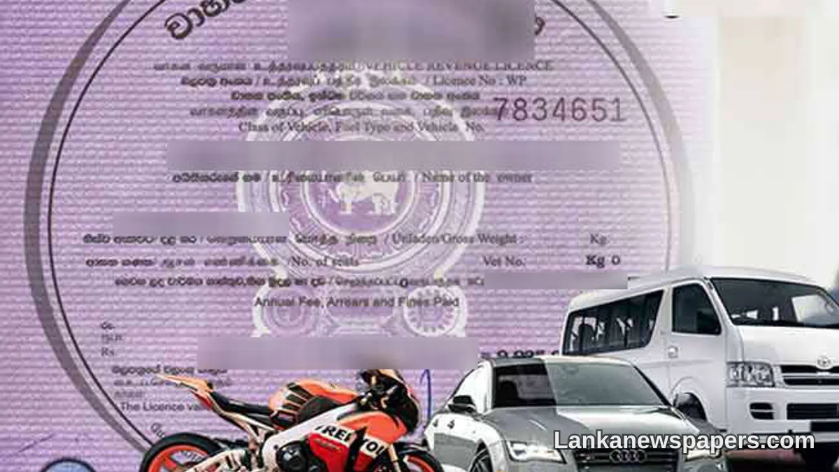 TIN Certificate Now Required for Vehicle Revenue Licences Starting November 1