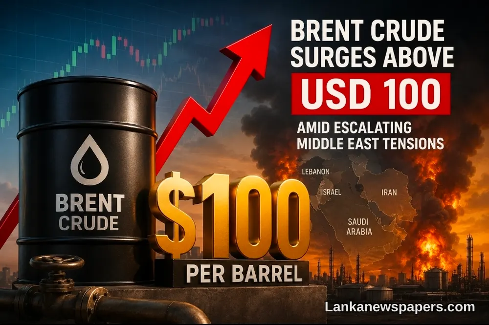 Brent Crude Breaks USD 100 Barrier Amid Escalating Middle East Crisis