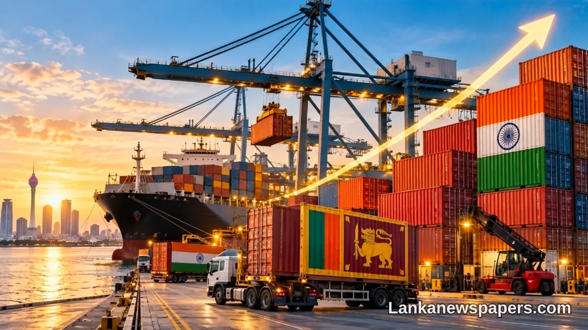 India Overtakes UK to Claim Second Spot Among Sri Lanka's Top Export Destinations