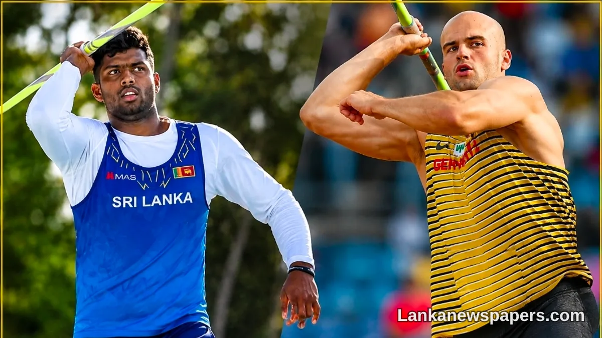 German Javelin Ace Julian Weber Threatens Rumesh Tharanga's World No. 1 Throne