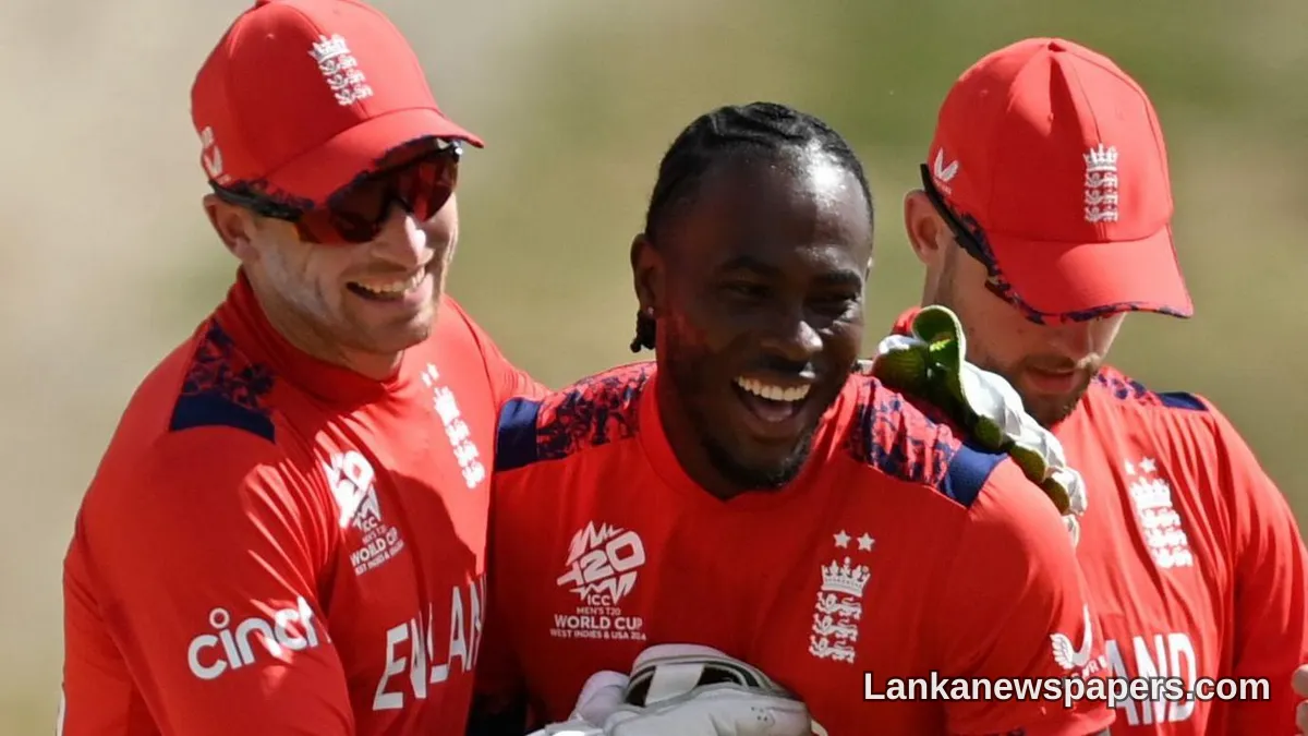 England Name Full-Strength Squads for Home Series Against Sri Lanka