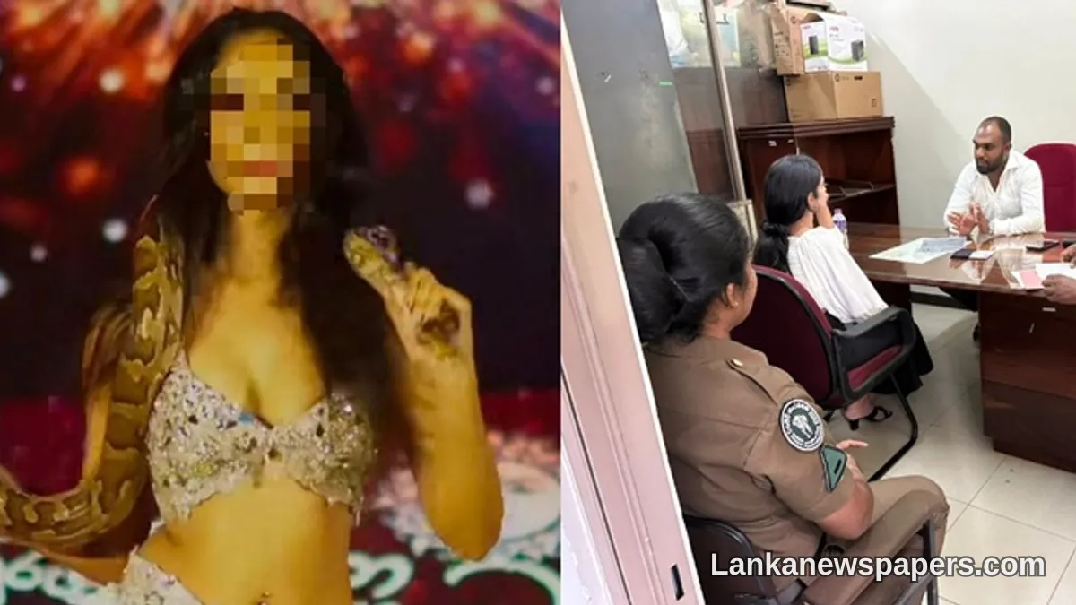 Avurudu Kumari Contestant Fined Rs. 50,000 After Python Dance Stunt Draws Legal Action