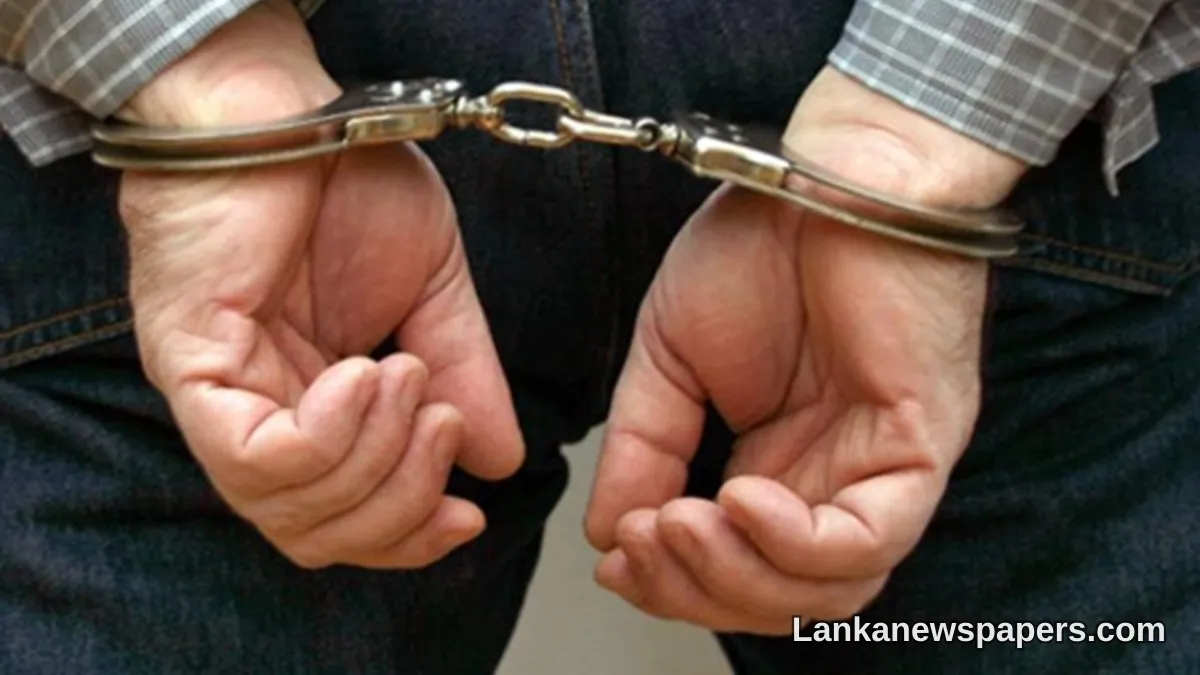 පලා ගිය සාපරාධී පාතාල චරිතය 'අංගොඩ ප්රියංකර' සමඟ සම්බන්ධ බවට සැකසිති පුද්ගලයෙකු මත් ද්රව්ය හා අවිය සමඟ අත්අඩංගුවට