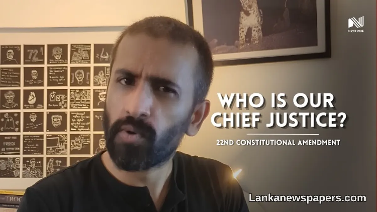 Sri Lanka's Chief Justice Faces Historic Conflict of Interest as He Prepares to Rule on Law Reshaping His Own Role