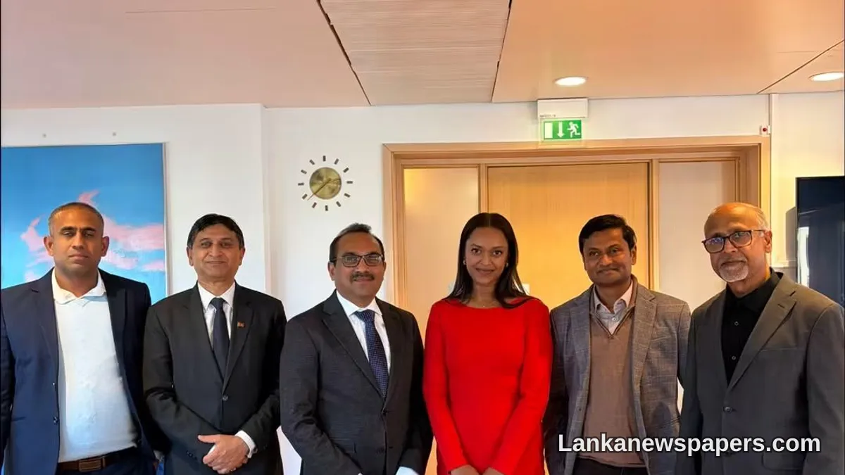 Sri Lanka's Transport Minister Holds Historic Meeting With Sri Lankan-Born Norwegian Counterpart