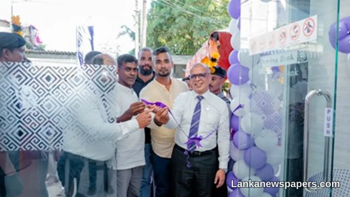 අමාන බැංකුව එරාවූර් පත්තුවේ නව ස්වයං බැංකු මධ්යස්ථානයක් ආරම්භ කරමින් දිවයින පුරා ව්යාප්තිය පුළුල් කරයි