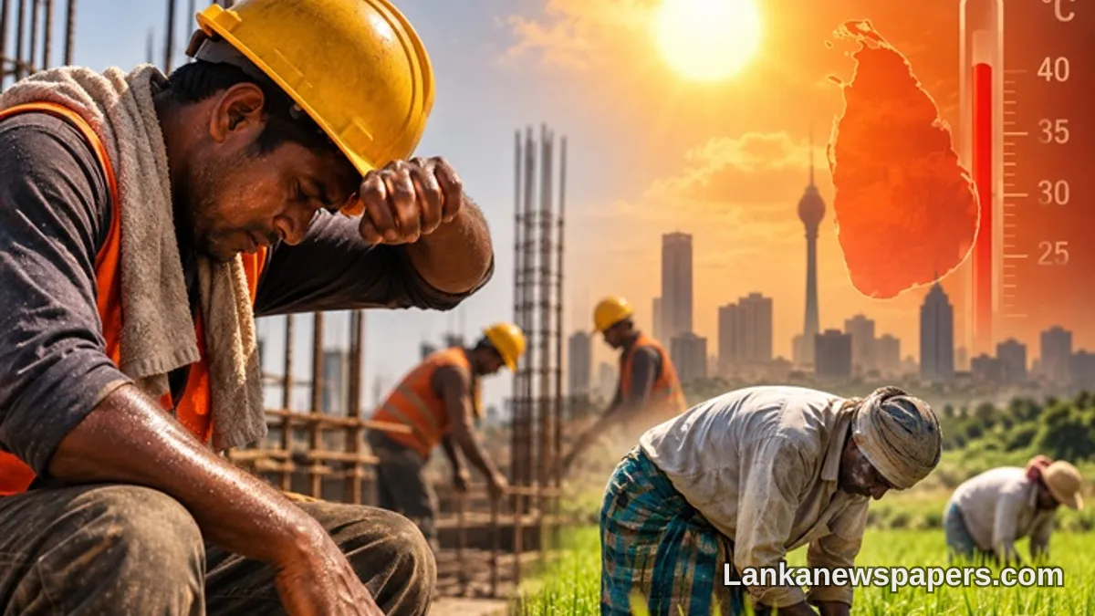 Meteorology Department Issues Amber Heat Warning Across Multiple Sri Lankan Regions