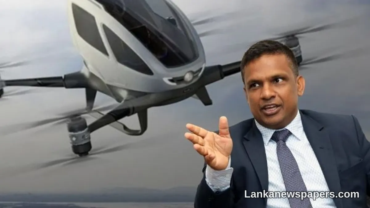 Sri Lanka Set to Trial Passenger Drone Service in September, Says Deputy Minister