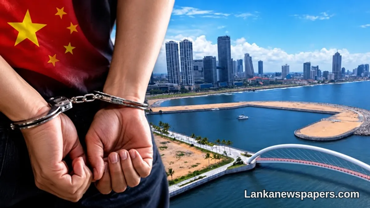 Chinese National Nabbed by Colombo Crimes Division Over Alleged Port City Investor Extortion Scheme