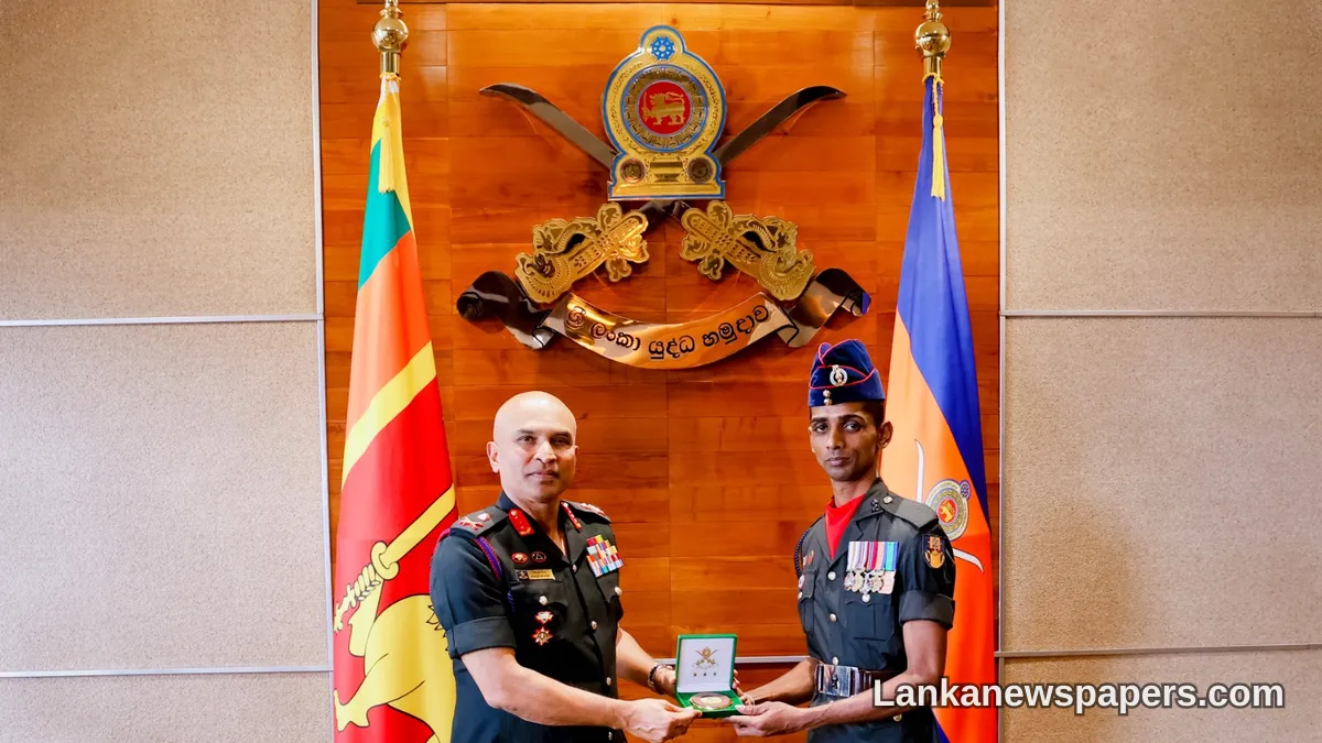 Army Commander Recognises Lance Corporal's Heroic Act in Rescuing Drowning Four-Year-Old