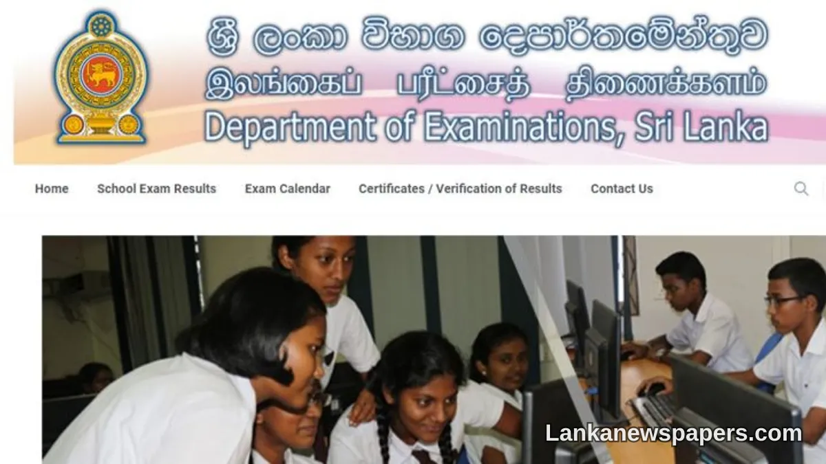 Grade 5 Scholarship Exam Results Now Available Online, Department of Examinations Announces
