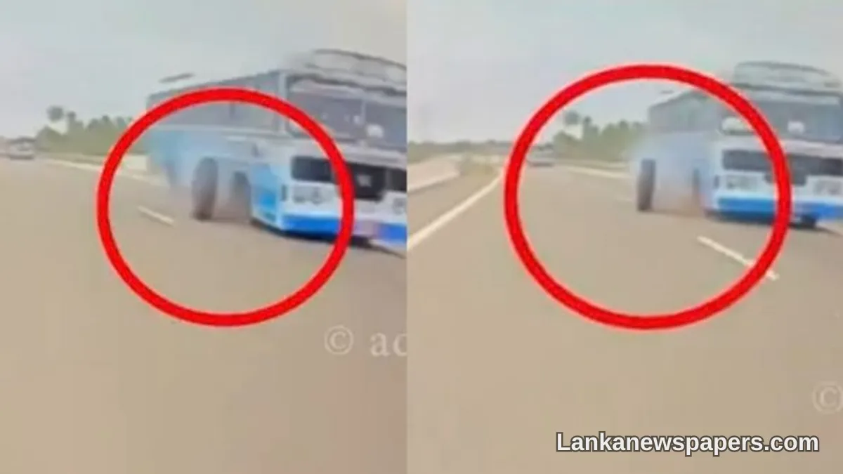 Schoolchildren in Danger After Bus Loses Wheel at Speed on Expressway