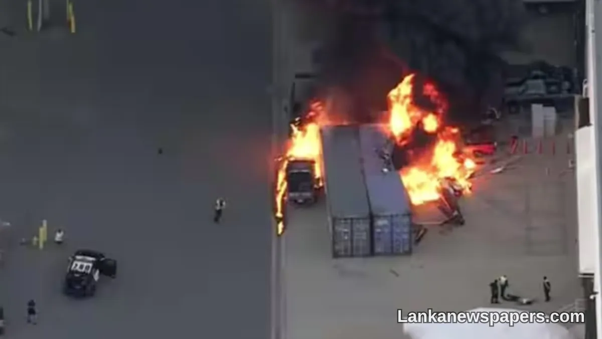 TV News Helicopter Crashes in Los Angeles While Filming Fatal Road Accident
