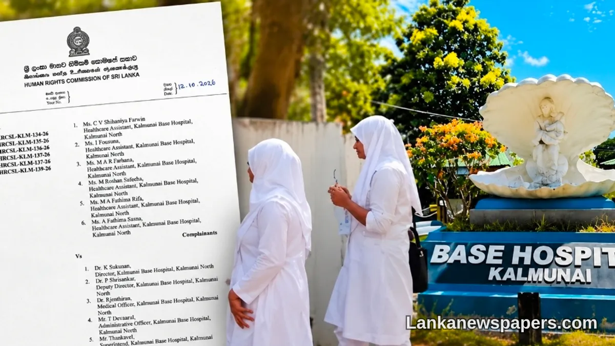 හිජාබ් තහනම සම්බන්ධයෙන් මුස්ලිම් කාන්තාවන්ගේ අයිතිවාසිකම් උල්ලංඝනය කළ බව රෝහලට එරෙහිව ශ්‍රී ලංකා මානව හිමිකම් කොමිෂන් සභාව තීරණය කරයි