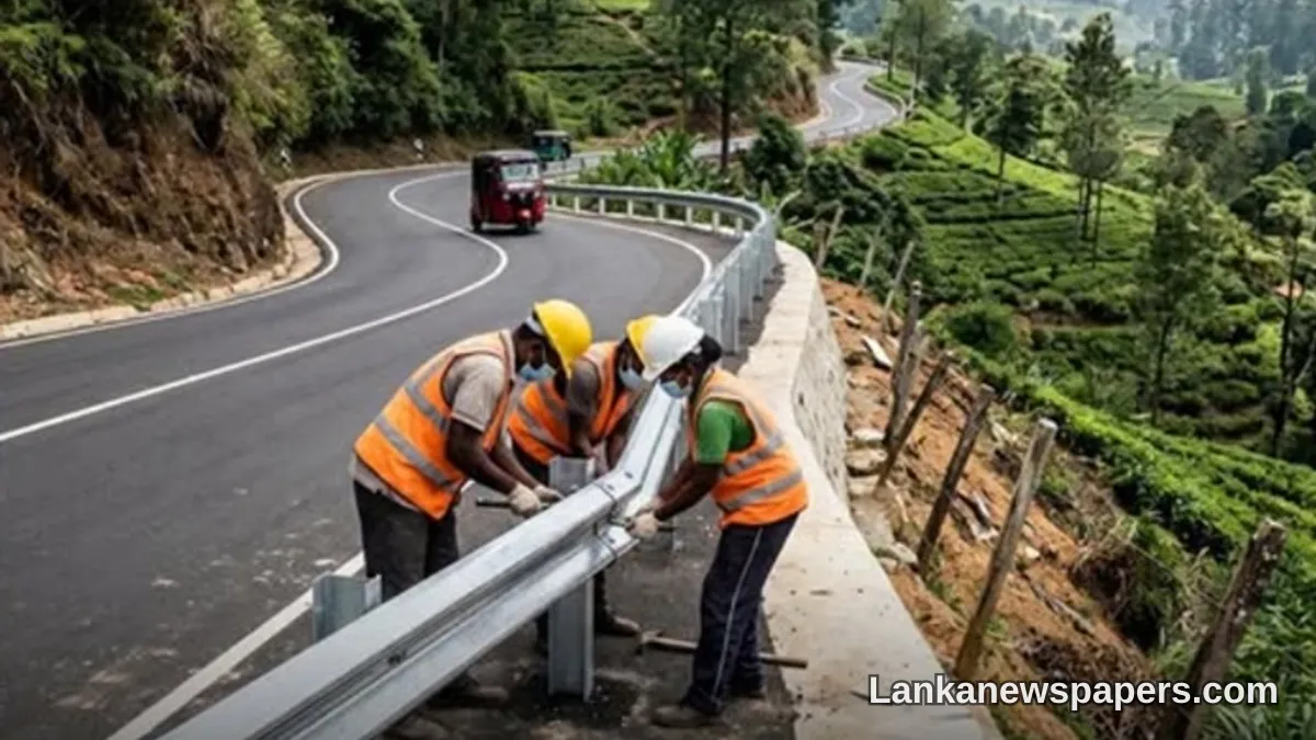 රුපියල් බිලියන 1.5ක් වැය කර ශ්‍රී ලංකාව පුරා භයානක මාර්ග අනතුරු නිරිති ඉවත් කිරීමට රජය වැඩසටහනක් දියත් කරයි