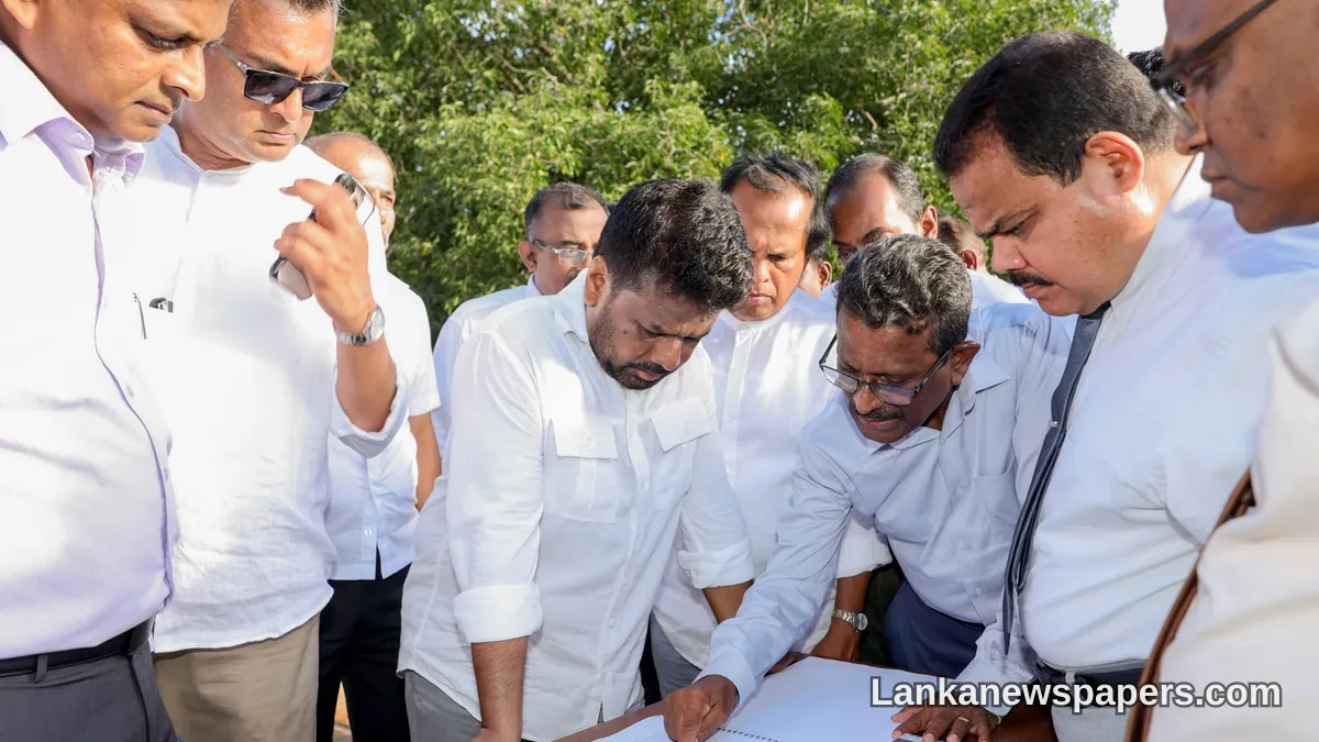 President Dissanayake Reviews Rs. 7.7 Billion Plan to Transform Anuradhapura Sacred City