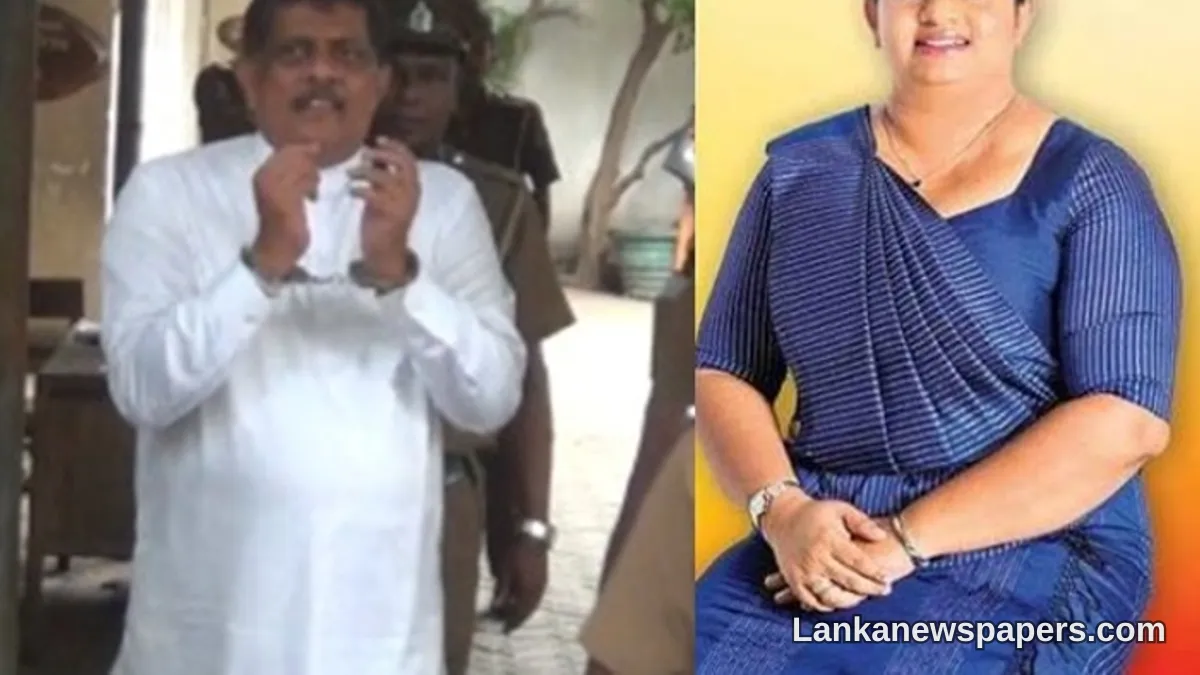 Wife of Former Deputy Minister Sarana Gunawardena Remanded Over Alleged Bribery Attempt
