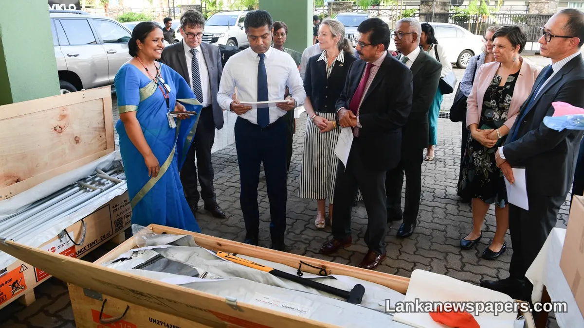 UNFPA විසින් ශ්‍රී ලංකා සෞඛ්‍ය අමාත්‍යාංශයට ඩොලර් ලක්ෂ දෙකහමාරකට ආසන්න හදිසි සෞඛ්‍ය සම්පත් පරිත්‍යාග කරයි