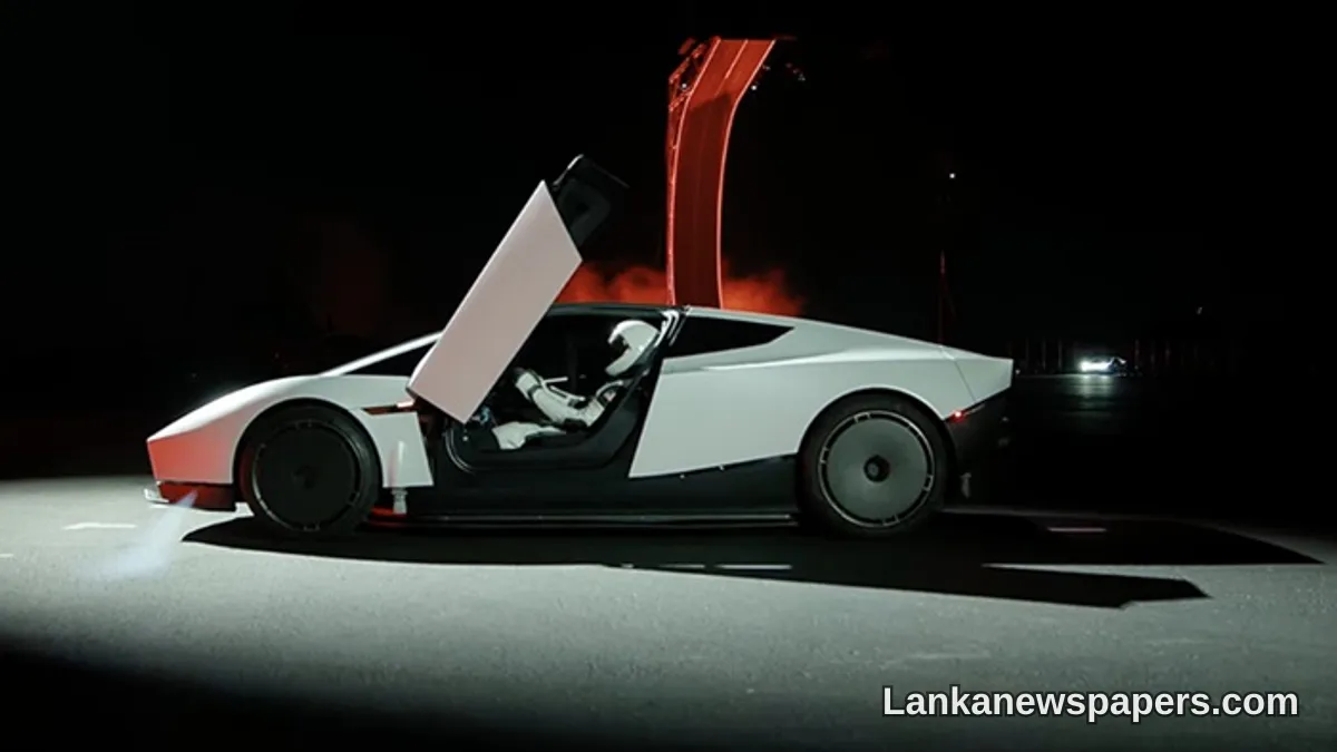 Tesla Stuns the World With Roadster That Literally Takes Flight Using Jet-Like Thrusters