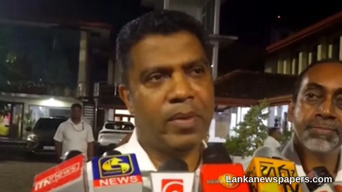 Minister Nalinda Hits Back at Namal Rajapaksa's Arrest Claims