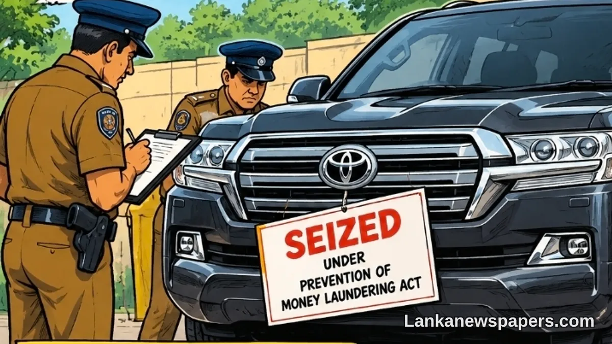 High-Value Toyota SUV Frozen by Police in Money Laundering Probe