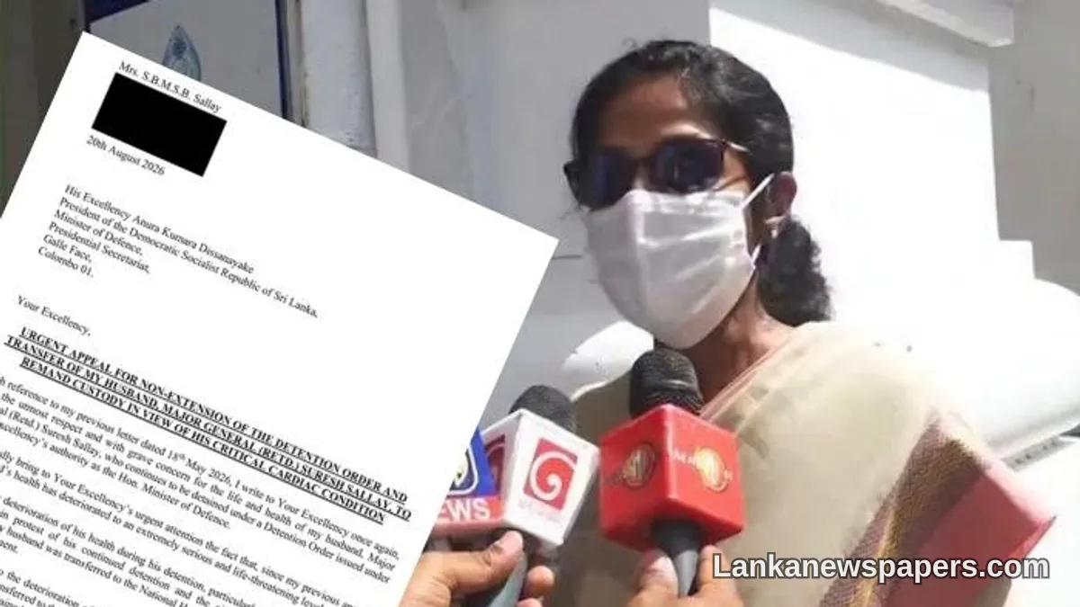 Wife of Former Intelligence Chief Urges President to Halt Detention Extension