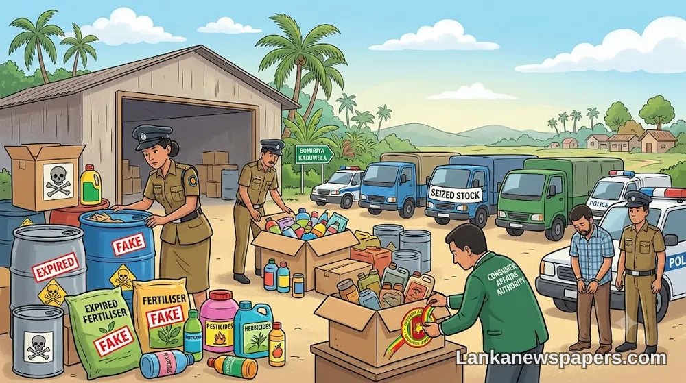 Police Uncover Major Cache of Expired Agrochemicals Fitted with Fraudulent Labels