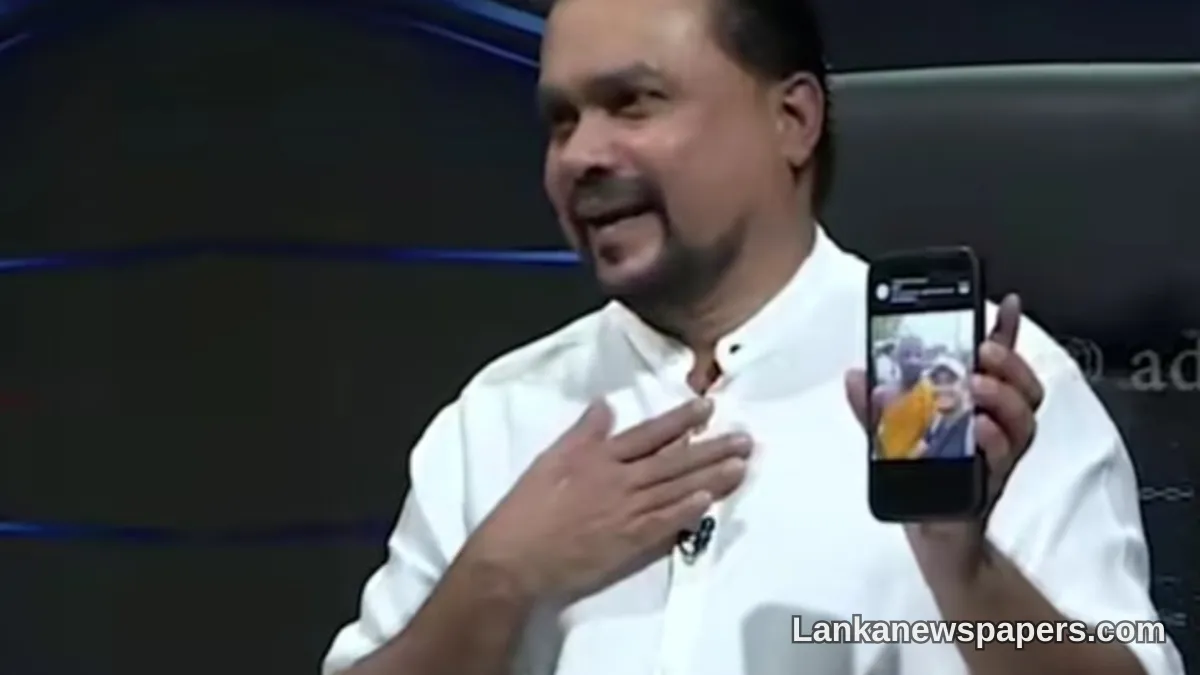 Deputy Minister Slams Wimal Weerawansa for Presenting AI-Generated Image as Fact on Live Television