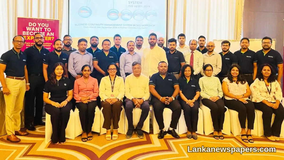 Ceylon Chamber Steps Up Disaster Preparedness Push With Latest Business Continuity Workshop