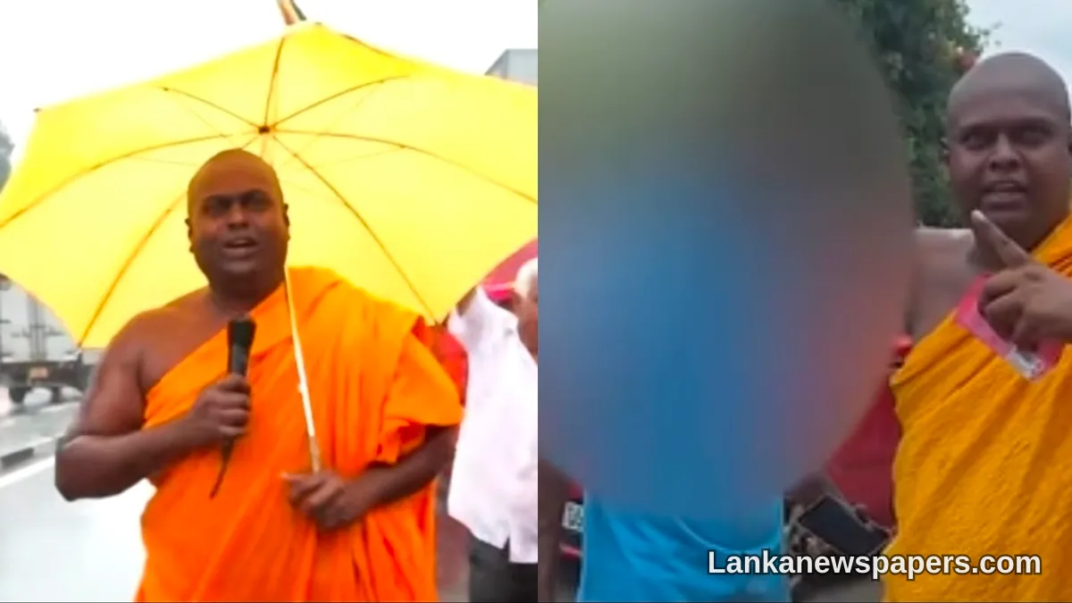 Buddhist Monk Backtracks on Assault Claims Linked to NPP, Admits He Was Only Assuming