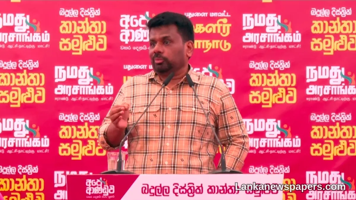 President AKD Accuses Two TV Channels of Deliberately Stoking Artificial Unrest in Sri Lanka