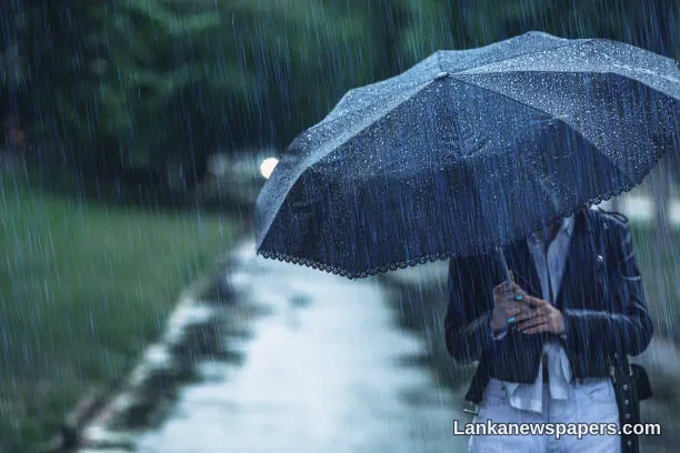 අද ශ්රී ලංකාවේ පළාත් කිහිපයකට වැසි අපේක්ෂිතයි