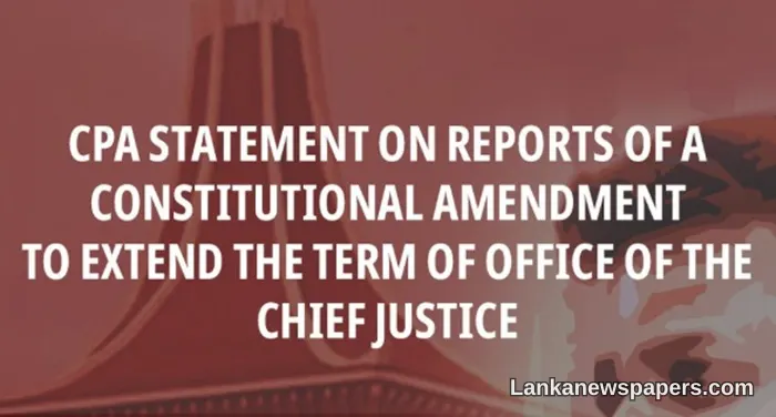 CPA Raises Alarm Over Government Plans to Extend Judicial Retirement Age