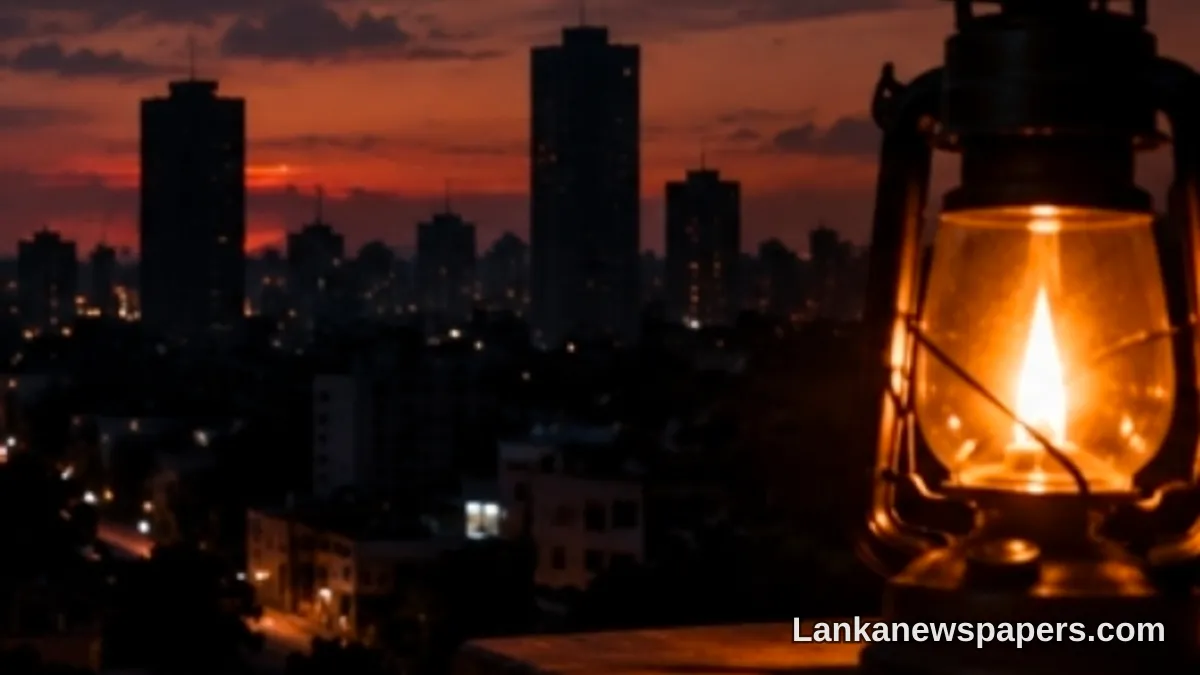 Sri Lanka Hit by Total Island-Wide Power Blackout, NSO Confirms Grid Failure