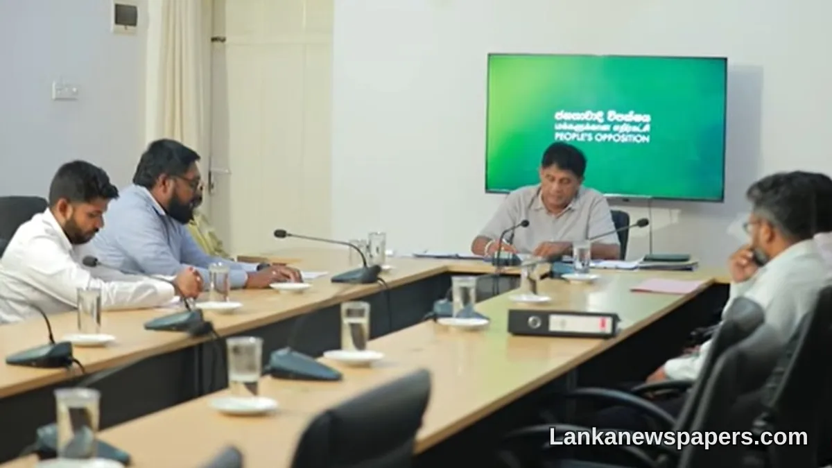Sajith Premadasa Raises Alarm Over Alleged Irregularities in Eastern Container Terminal Development