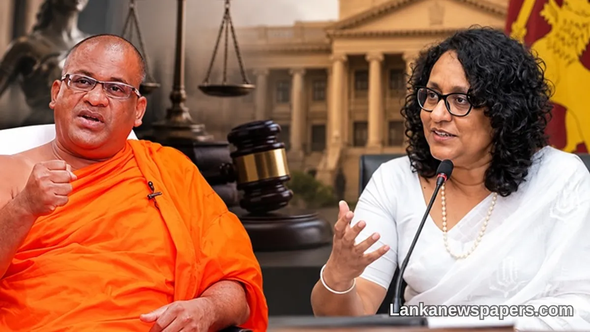PM Harini Deflects Questions on Gnanasara Thera's Presidential Pardon