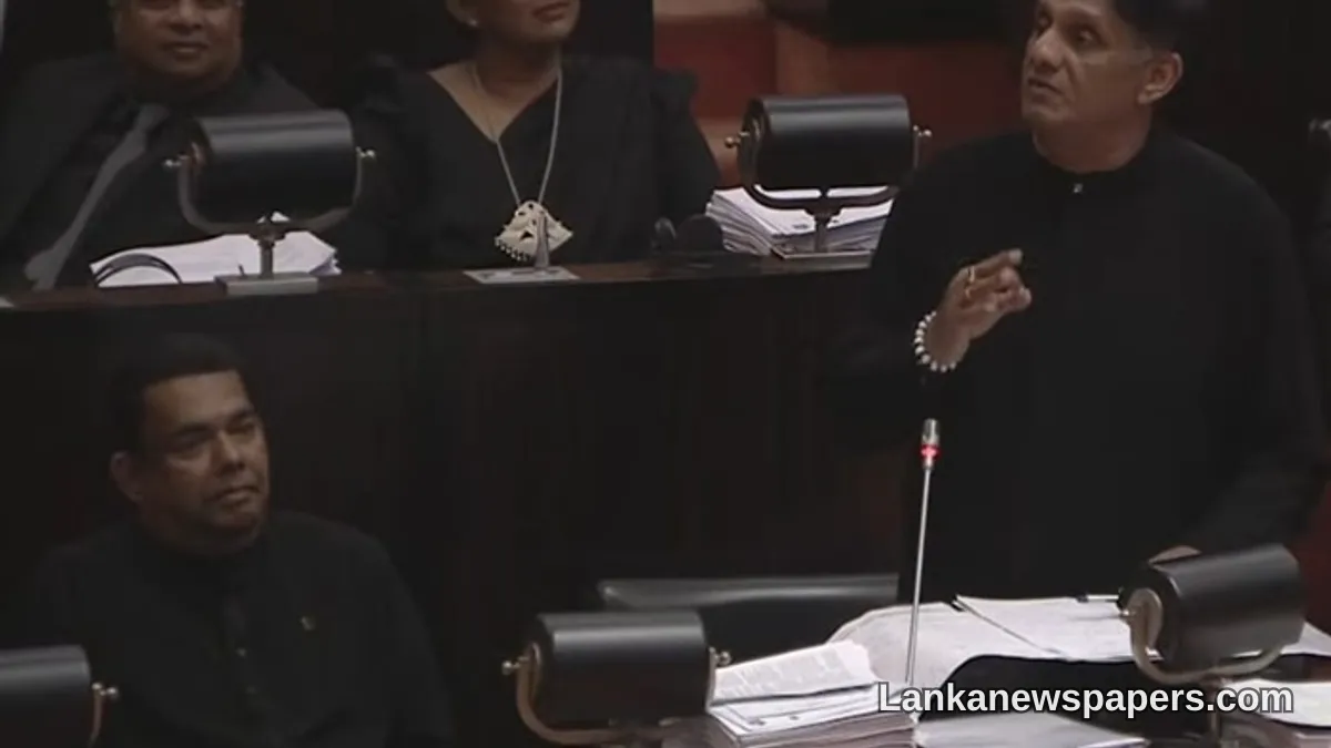 SJB Parliamentarians Don Black Attire in Bold Protest Ahead of 22nd Amendment Vote