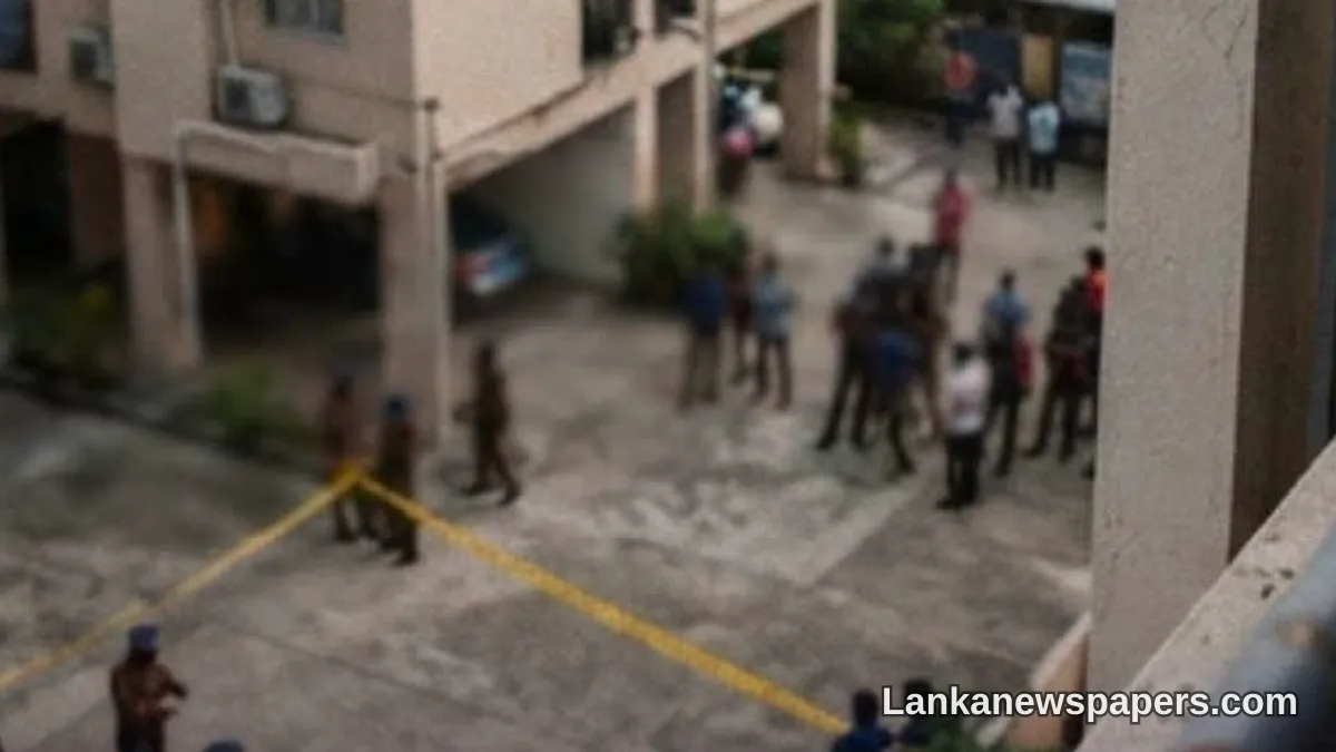කොළඹ බහුමහල් නිවාස ගොඩනැඟිල්ලකින් වැටී අවුරුදු 12 දරුවෙකු දිවි අහිමි වෙයි