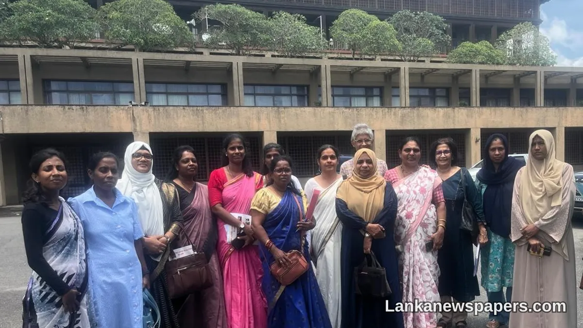 කාන්තා අයිතිවාසිකම් සංවිධාන කාලෝචිත පවුල් නීති ප්‍රතිසංස්කරණ සඳහා ව්‍යවස්ථාදායකය ක්‍රියාත්මක වන ලෙස ඉල්ලා සිටී