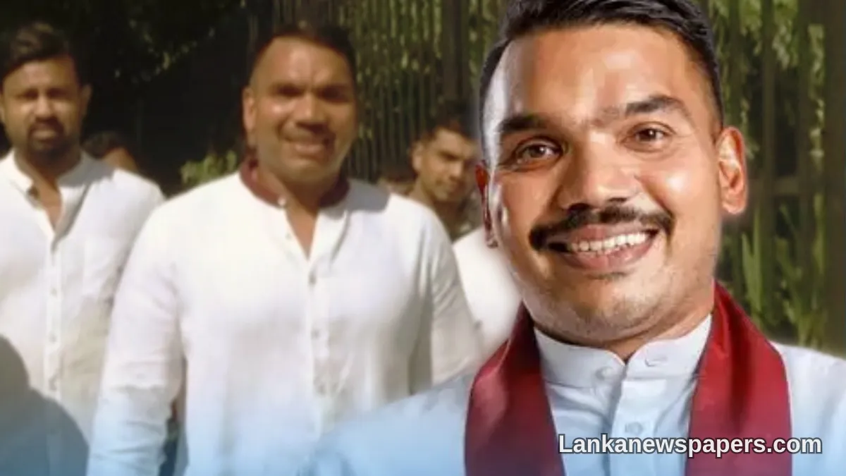 MP Namal Rajapaksa Taken Into Custody by Anti-Bribery Commission