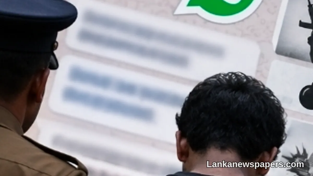 Ibbagamuwa Man, 21, Remanded After Alleged WhatsApp Bomb Threats Targeting Religious Sites