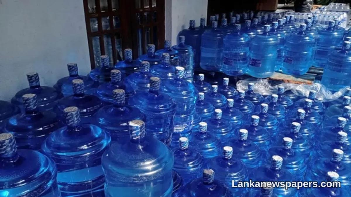 පාරිභෝගික කටයුතු අධිකාරිය ව්‍යාජ ජල බෝතල් මෙහෙයුමක් හෙළිදරව් කරයි — බෝතල් 8,500කට ආසන්න ප්‍රමාණයක් අත්අඩංගුවට